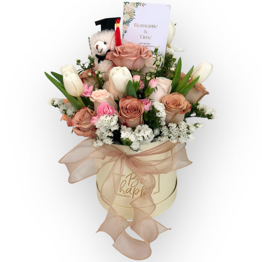 Premium Cappuccino Roses Mix in a Box