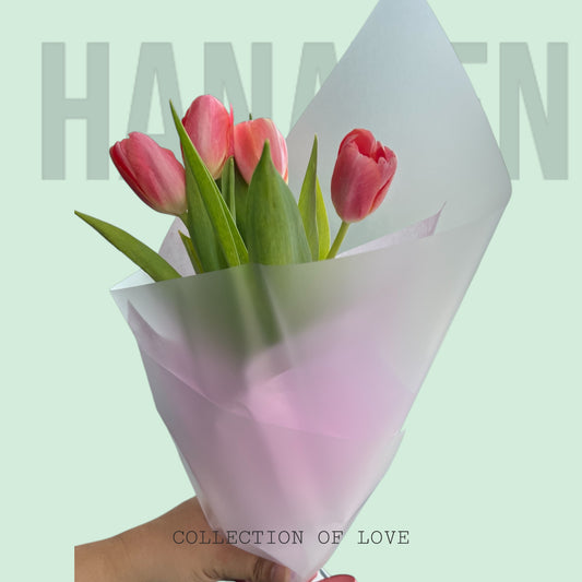 Pink Tulips Hand Bouquet (Pre-Order)