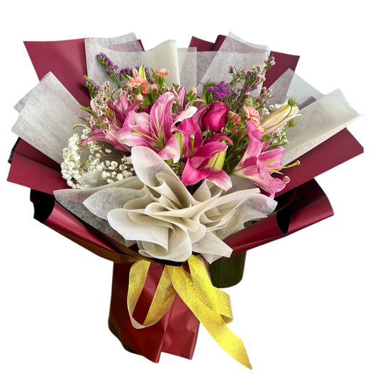 Mega Love Lilies and Mix Flowers