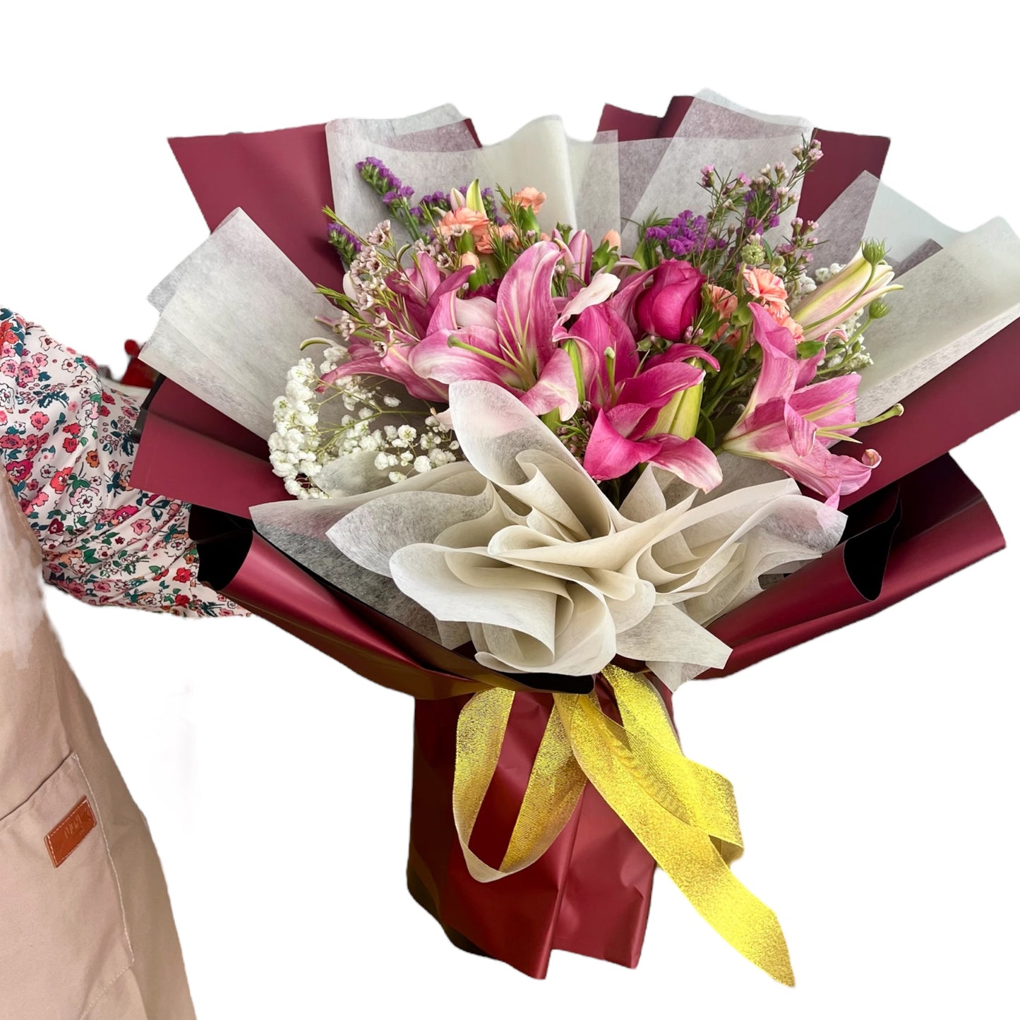 Mega Love Lilies and Mix Flowers
